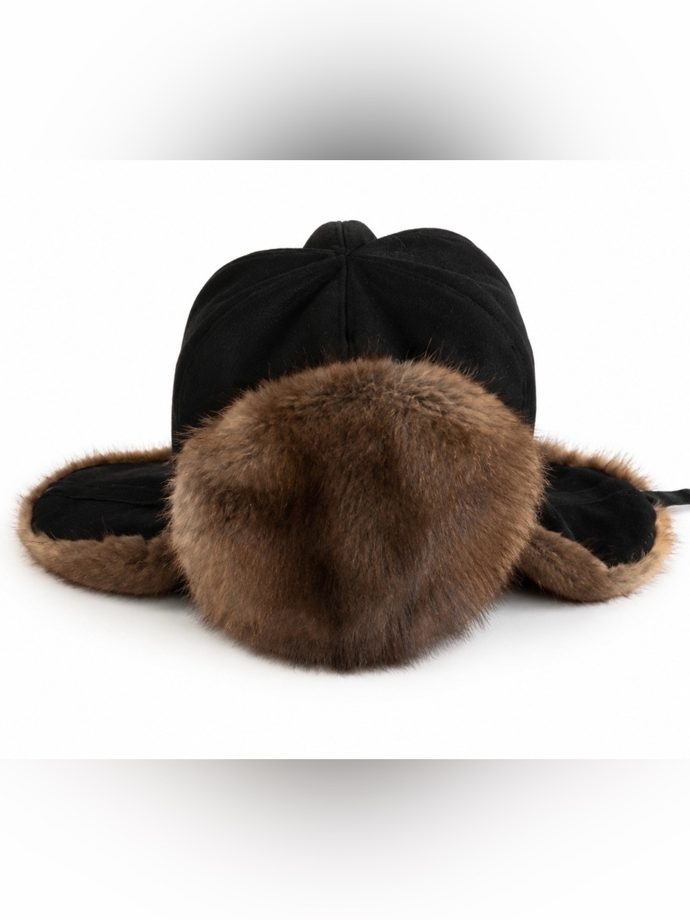 Canadian Forces Logistik Yukon Trapper Hat Muskrat Fur XL